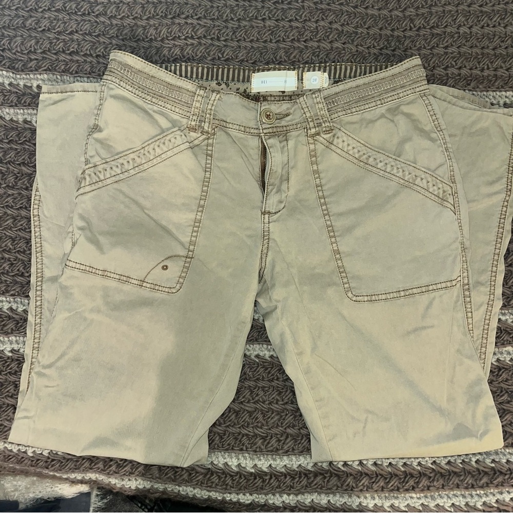 Hei Hei khaki pants detailed pockets